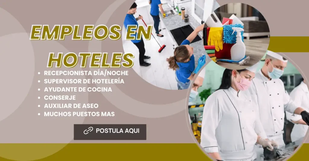 ¡ÚNETE A NOSOTROS Y CRECE EN LA INDUSTRIA DE LA HOTELERÍA! 🌟🏨